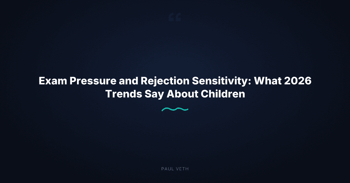 2026 Youth Mental Health Trends: Pressure, Rejection, and What Children Actually Need