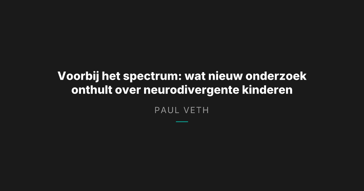 Hoe neurodiversiteit echt werkt: verder dan een label op het spectrum