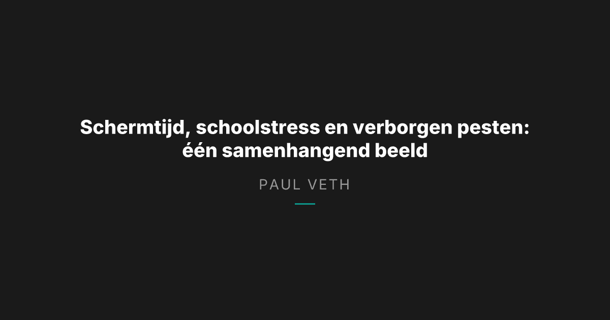 Hoe schermtijd, stress en stilte de concentratie van je kind beïnvloeden
